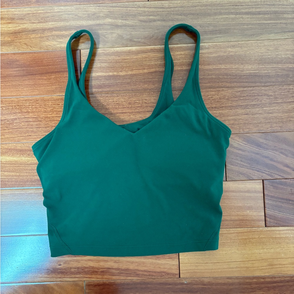 Lululemon Athletica Deep Green Tank Top